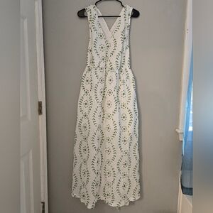 a new day Leaf Pattern Maxi Dress